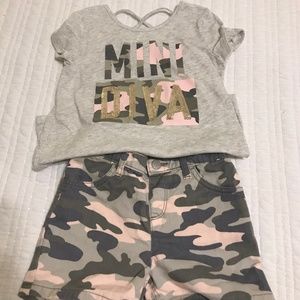 The Children's Place Shorts & Tee Outfit - 5T